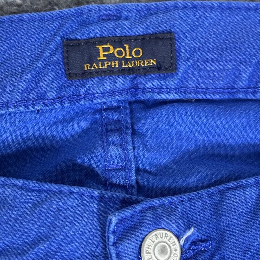 Polo Ralph Lauren Varick Slim Straight Hemp Denim Pants Blue 44B x 32 NWT